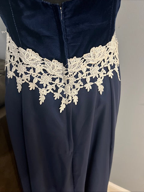 Velvet Long dress 1990's